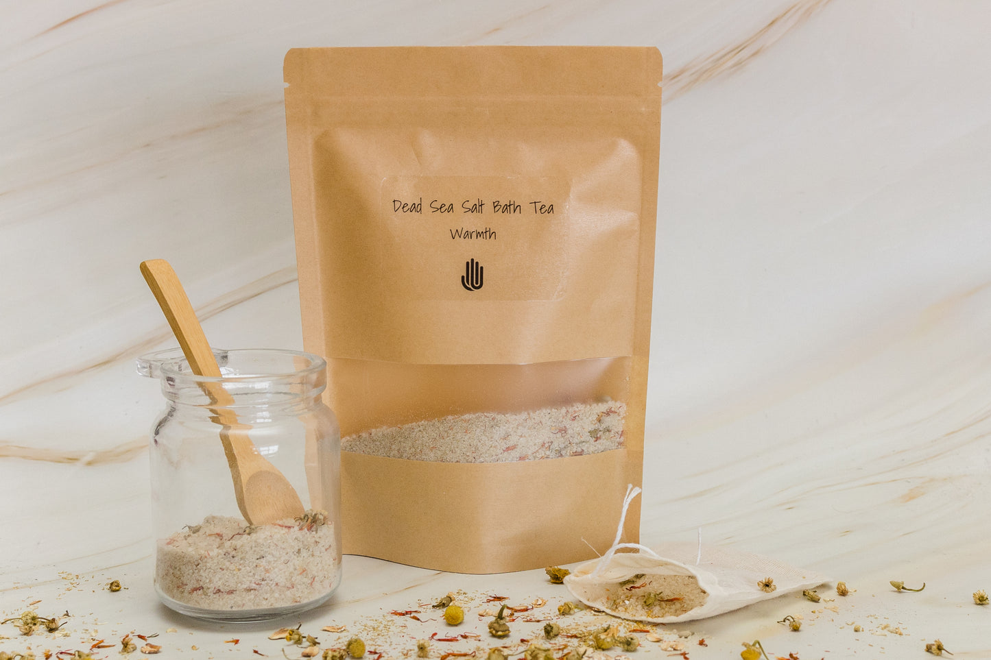 Dead Sea Salt Bath Tea Kit - Warmth