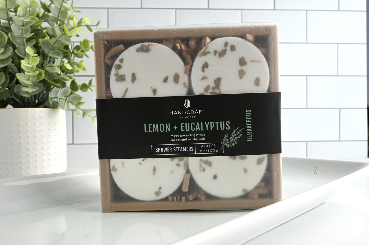 Shower Steamer 4 Pack - Lemon + Eucalyptus