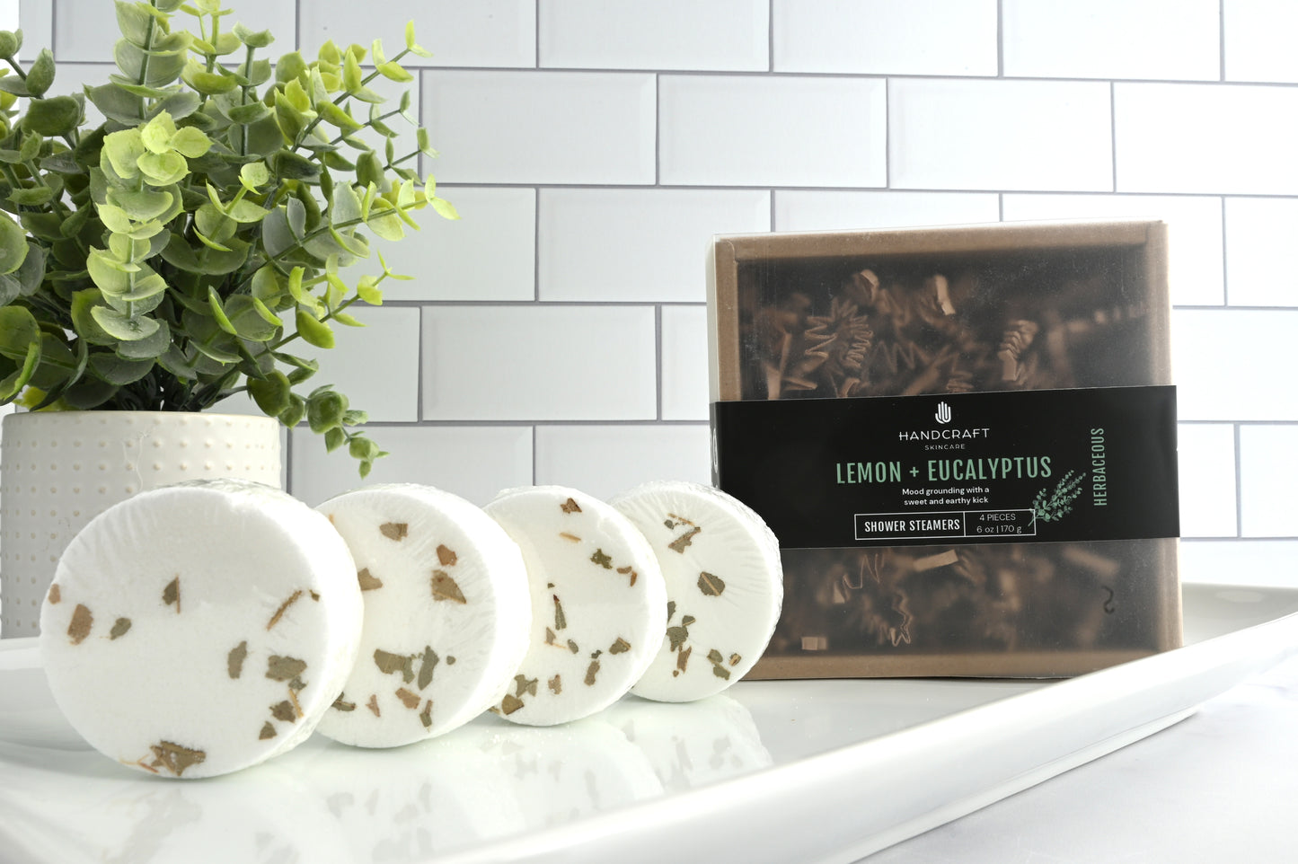 Shower Steamer 4 Pack - Lemon + Eucalyptus