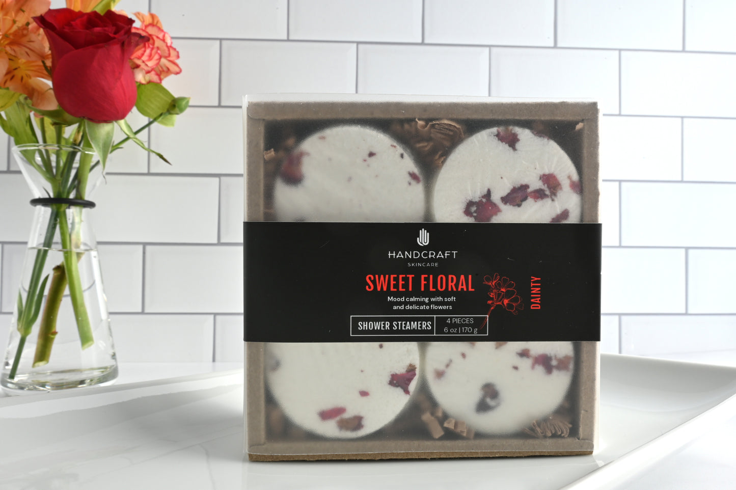 Shower Steamer 4 Pack - Sweet Floral