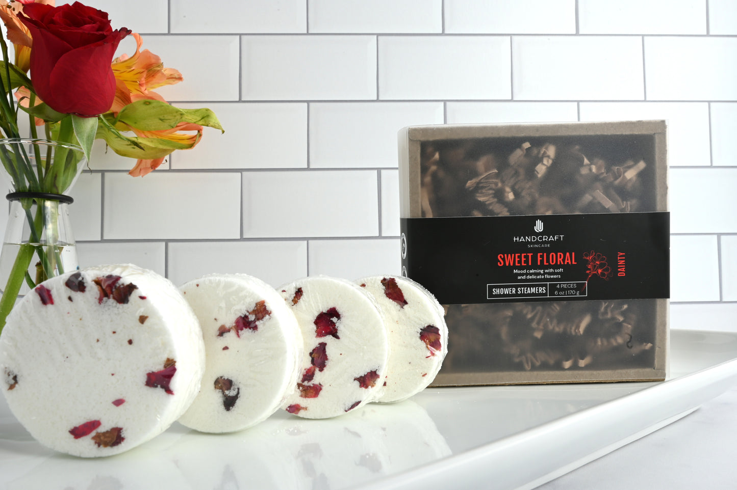 Shower Steamer 4 Pack - Sweet Floral